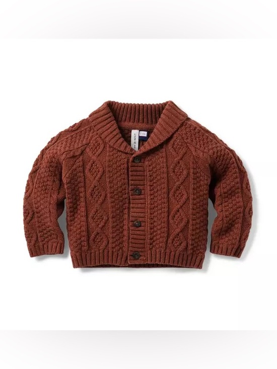 Janie and Jack Other - Janie and Jack Baby Cable Knit Shawl Collar
Cardigan size 12-18 months